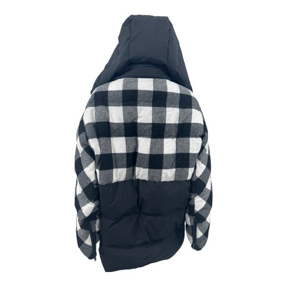 Woolrich Buffalo Check Water Repellent Puffy Down Coat Jacket NWOT - Picture 11 of 16